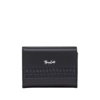 Billetera para Mujer Trenzada Small Renzo Costa Wpd 2310 1 Black Lux