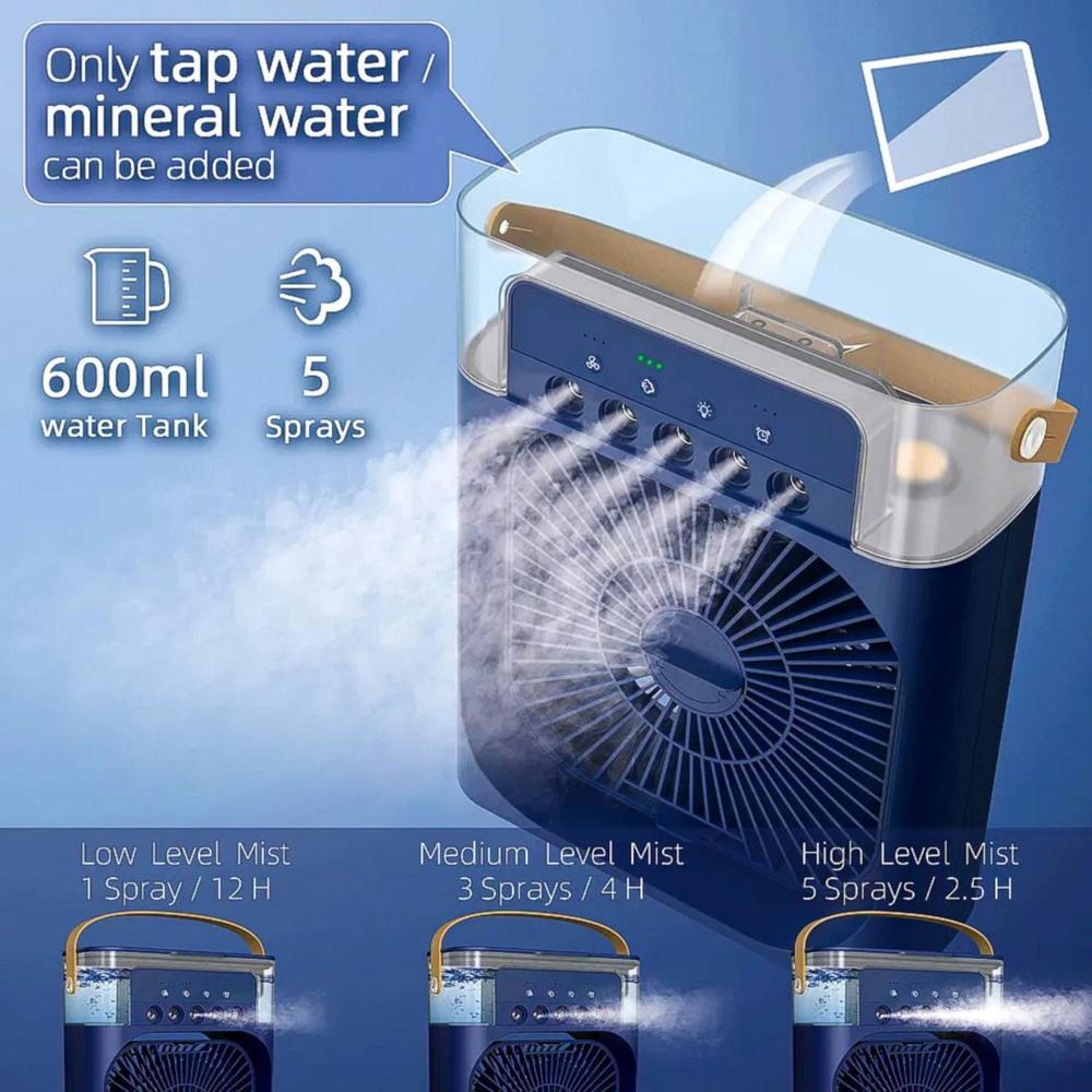 VENTILADOR  HUMIFICADOR ENFRIADOR CON AIRE ACONDICIONADO