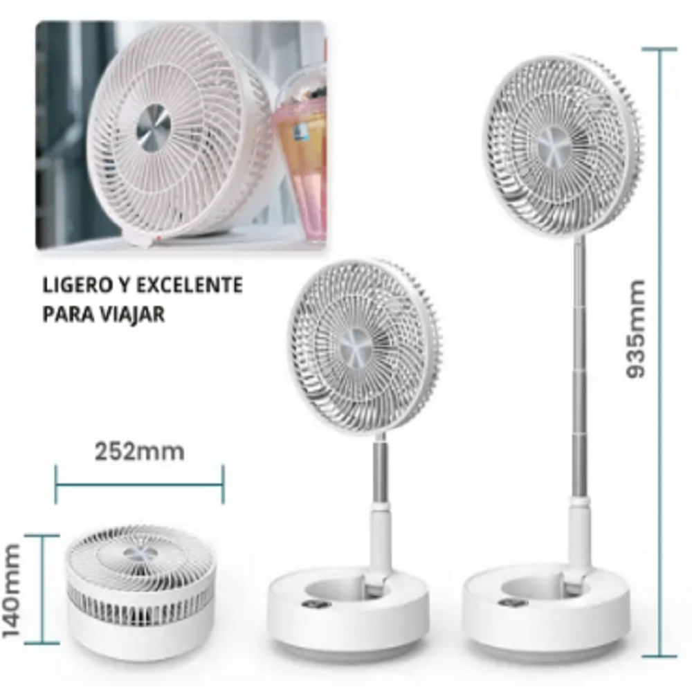Ventilador de Mesa 3 en 1