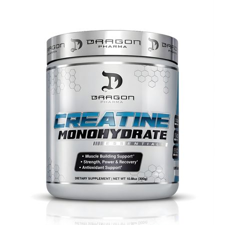 Creatina Dragon Pharma 300 g - Creatina Monohidratada y micronizada 60 servicios