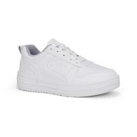 Zapatillas Escolares Cuero JA26Q1-CG817 BLANCO
