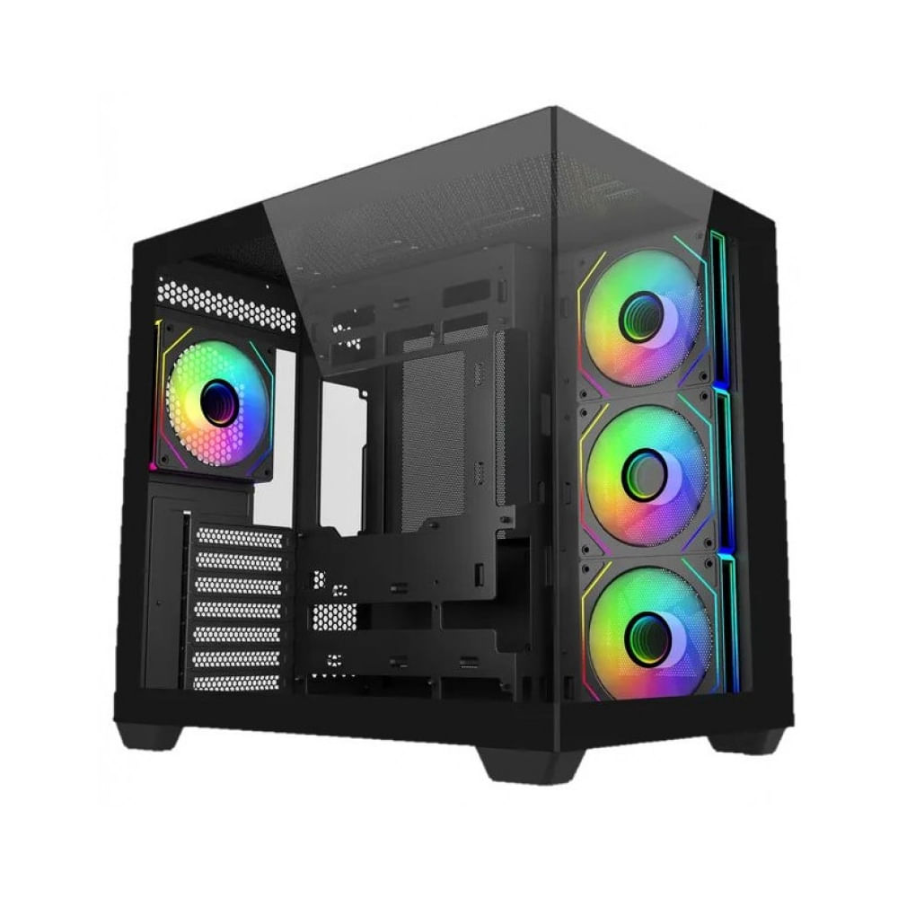 Case Mid Tower Cooler Master Elite 681 4 Fan Conectividad Black