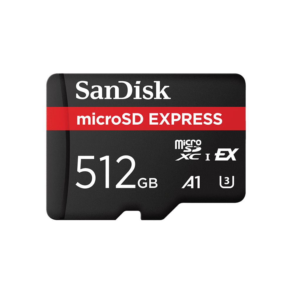 Memoria Flash SanDisk microSD Express 512GB PCIe Gen 3