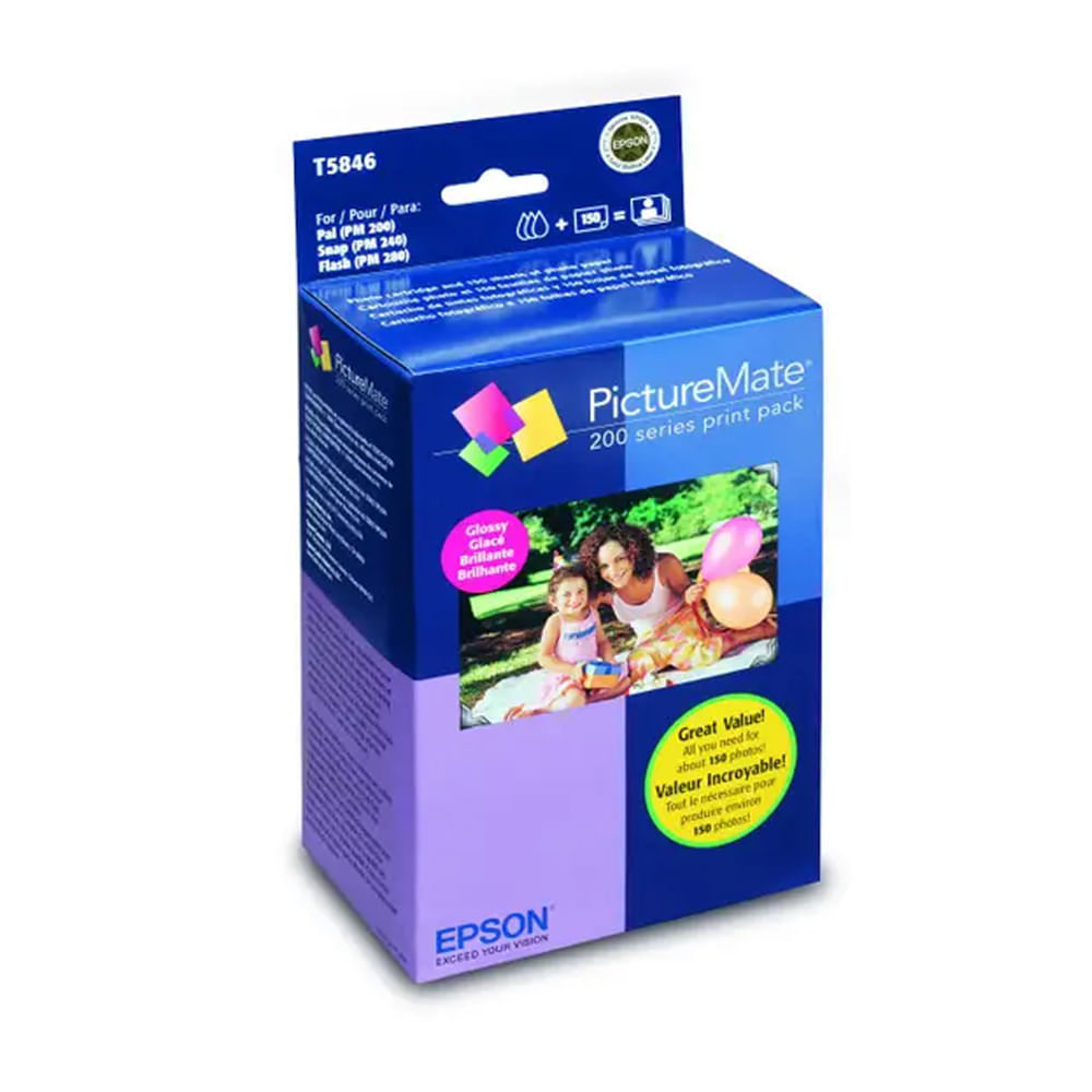 Cartucho de impresión Epson T5846 - cian, magenta, amarillo, negro