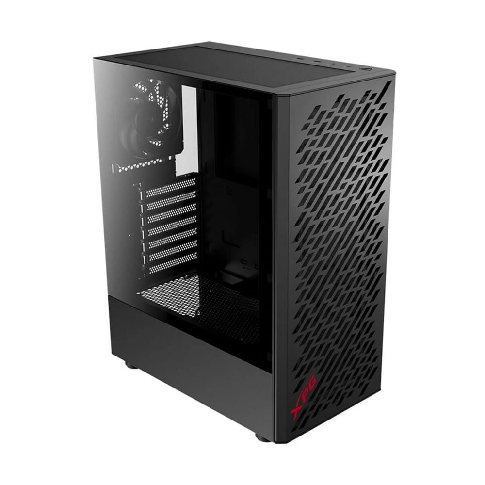 Case XPG Valor Air ValoAirMT-BKCWW Color negro