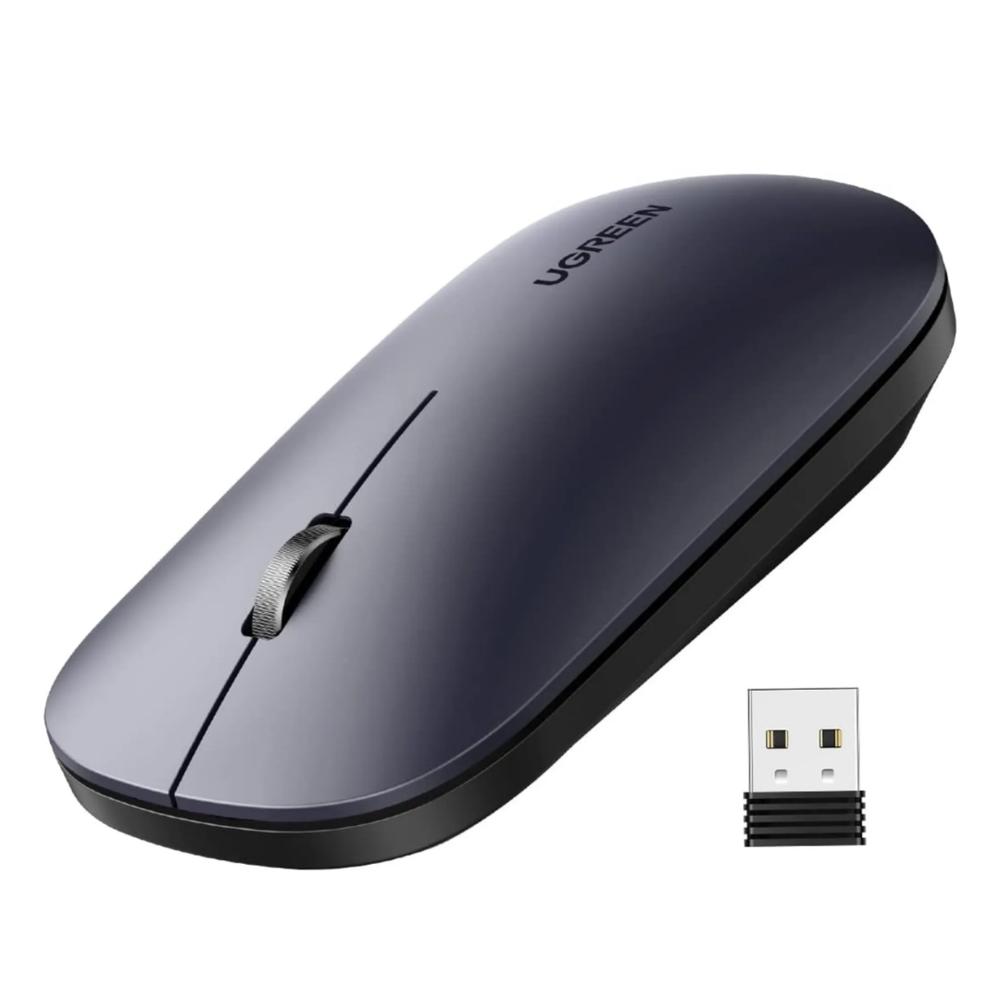 Mouse Inalambrico Ugreen Silent 2.4GHz 4000 dpi 90372 Negro