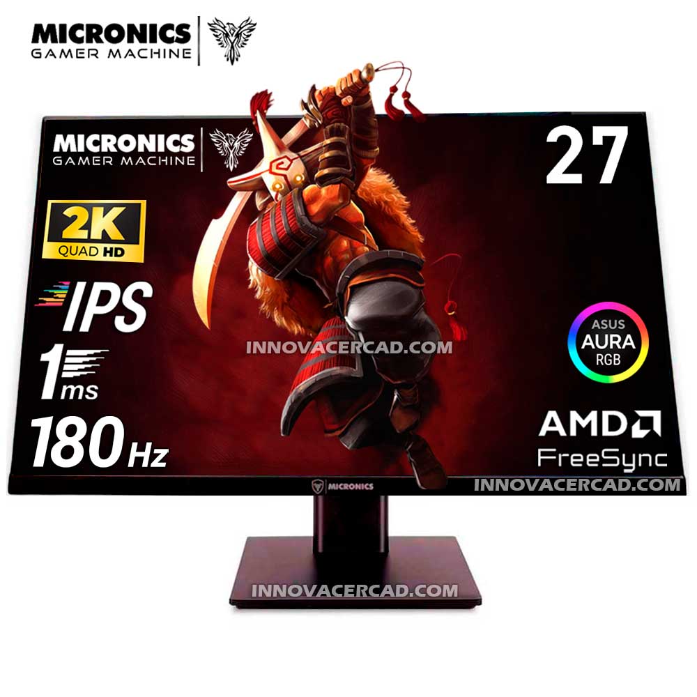 Monitor Micronics Matrix Gaming 27 GM27FQ 2K 2560 x 1440 IPS 180HZ 1MS AMD FreeSync
