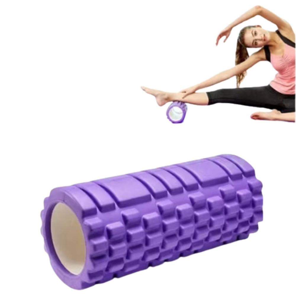 Rodillo Roller De Yoga Y Terapia De 45cm Xtreme Sport Morado