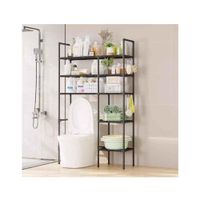 Organizador De Baño De 3 Pisos Color Negro