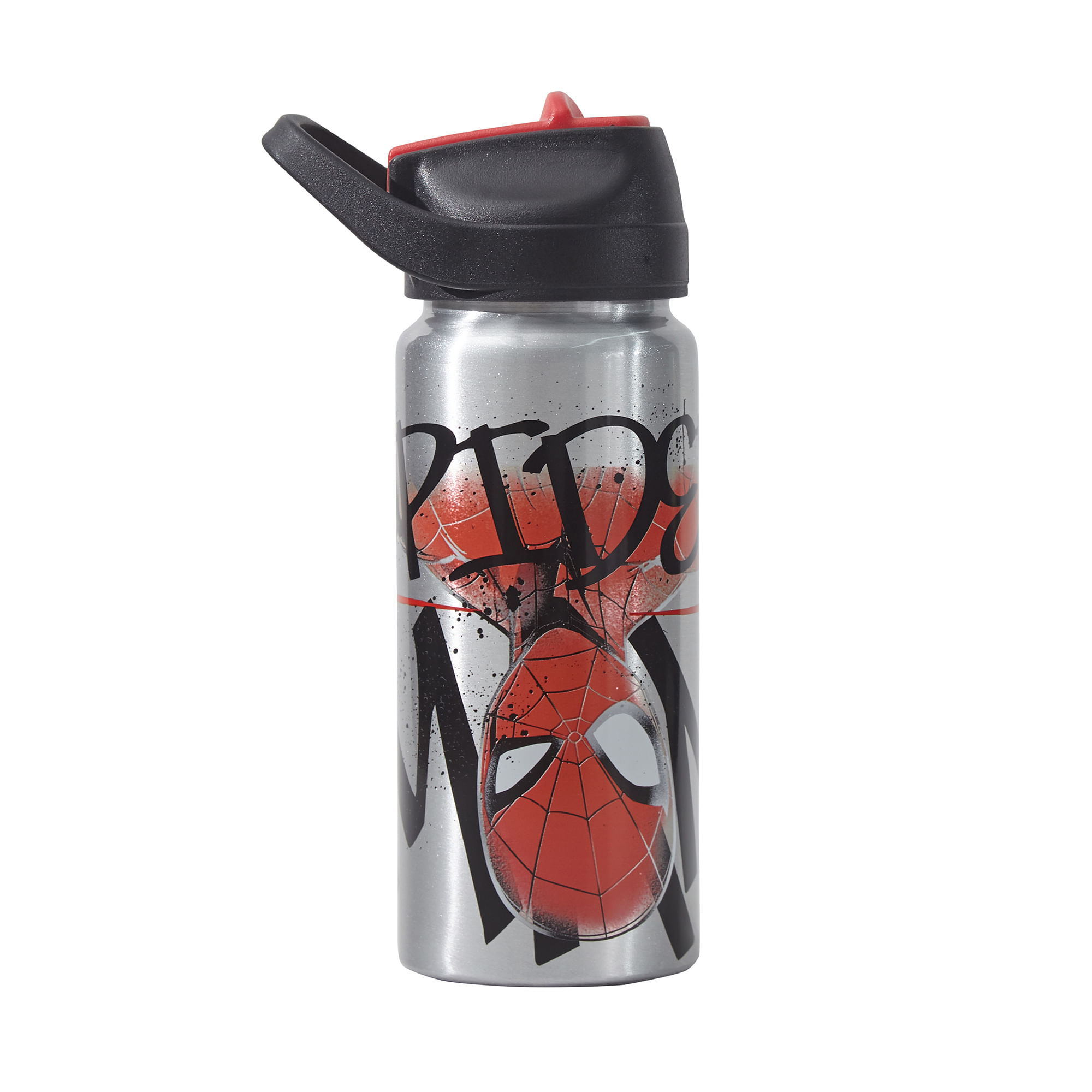 Botella DISNEY 600ml Metálica Spiderman
