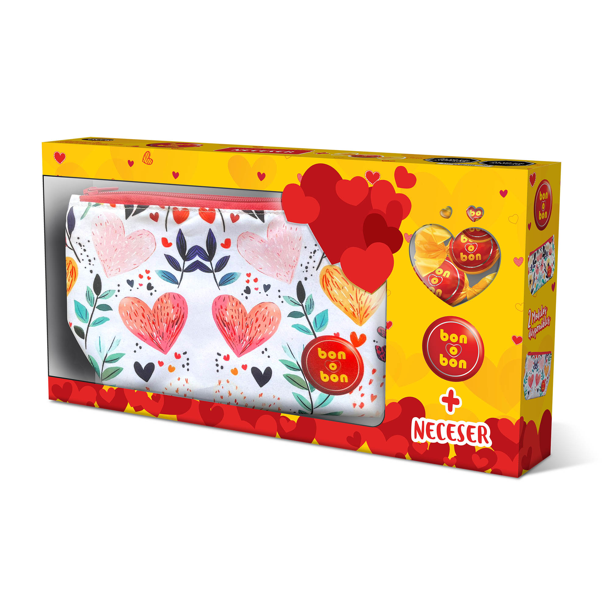 Pack Bombones de Chocolate BON O BON Caja 75g + Necesser