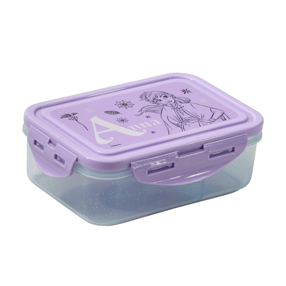 Taper hermético de 700ml con dos divisiones Frozen Disney