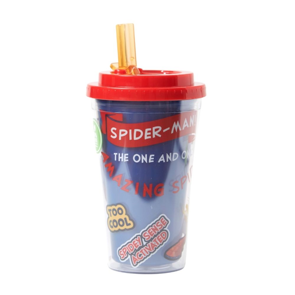Vaso Doble Pared 500ml Spiderman Disney