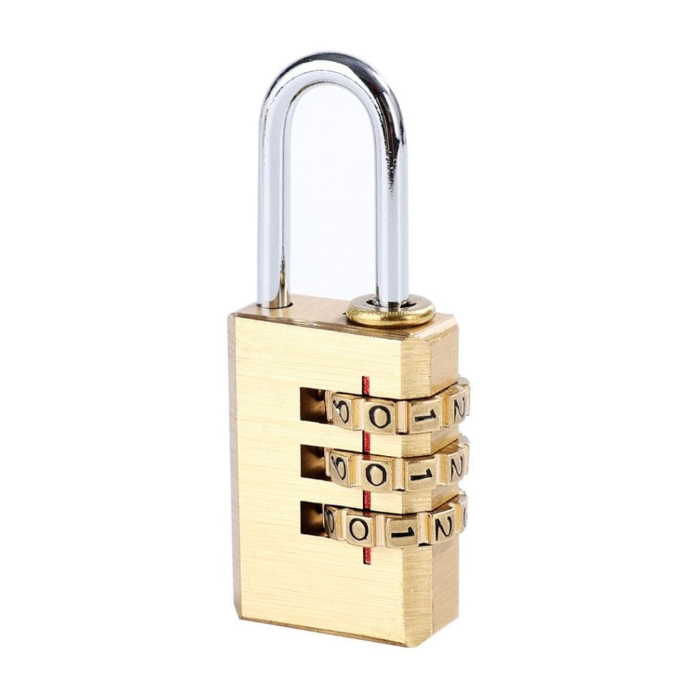 Candado Equipaje 3 Combinaciones Bronce 21mm Werken