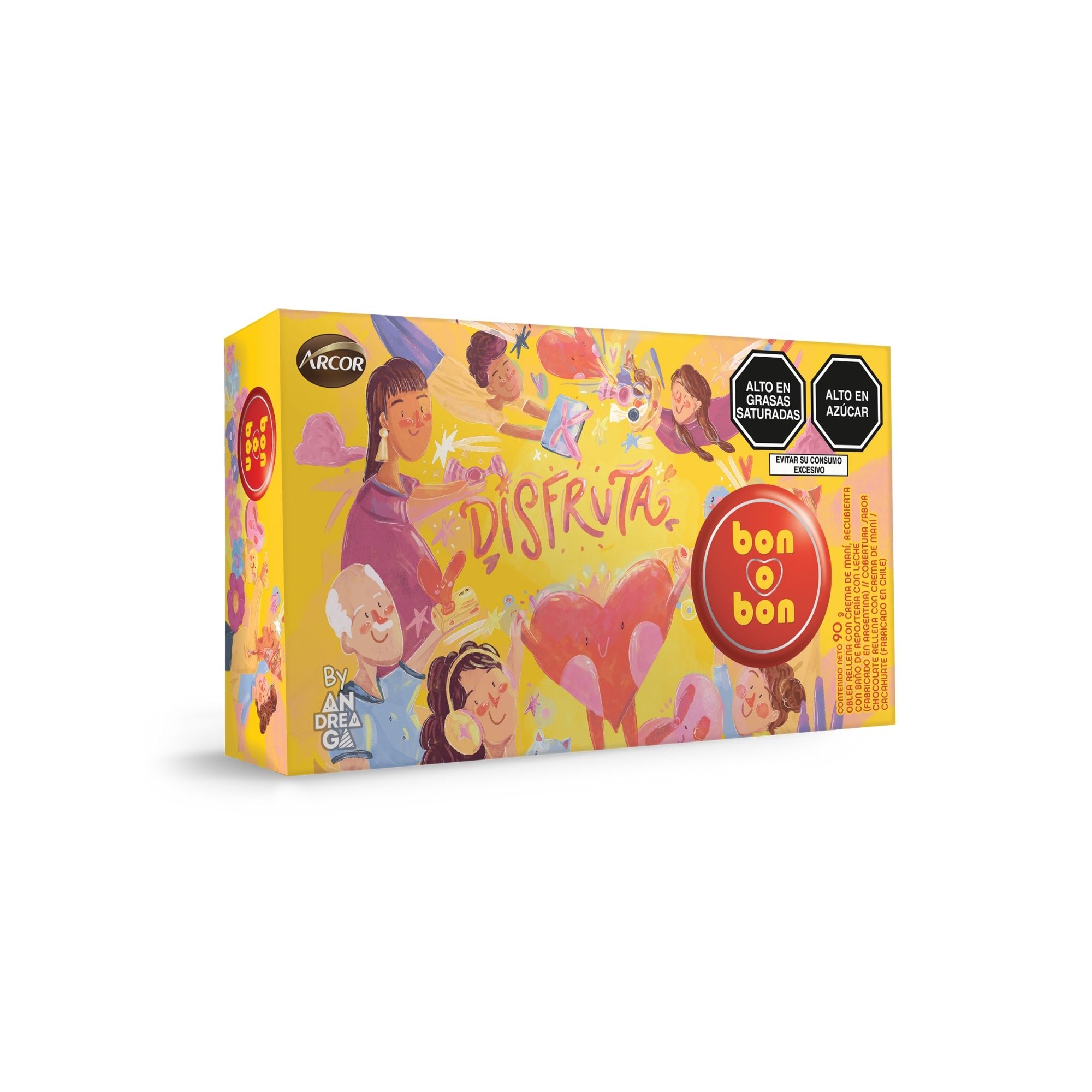 Bombones de Chocolate BON O BON Original Empaque 90g