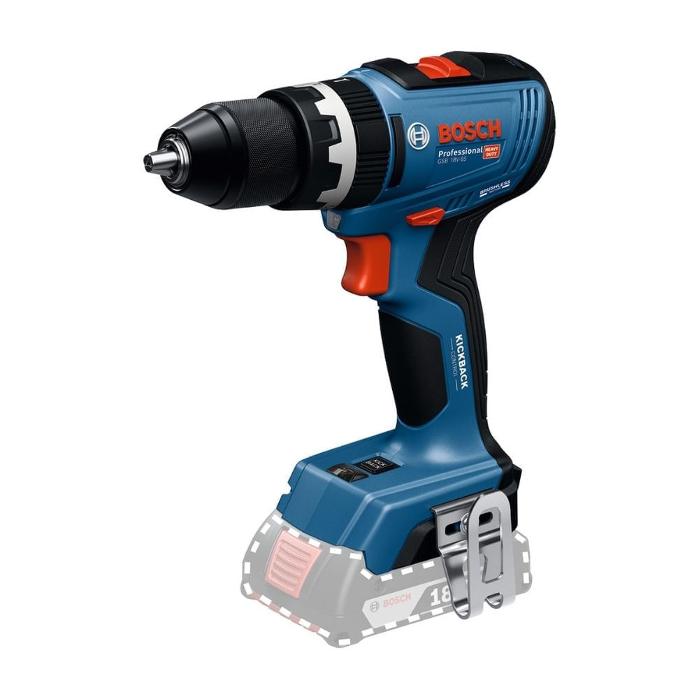 Taladro Atornillador Inálambrico Bosch Gsb 18V-65 Baretool