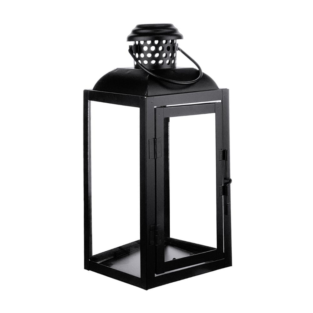 Farol Rectangular Negro 11x24cm Decore