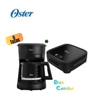 Combo Oster Sandwichera CKSTSM400 y Cafetera de 5 Tazas