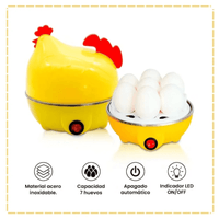GALLINA HERVIDORA ELÉCTRICA PARA 7 HUEVOS