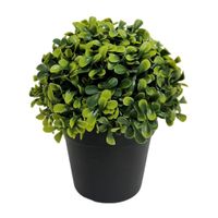 Planta Artificial Decorativa con Maceta Negra Orange