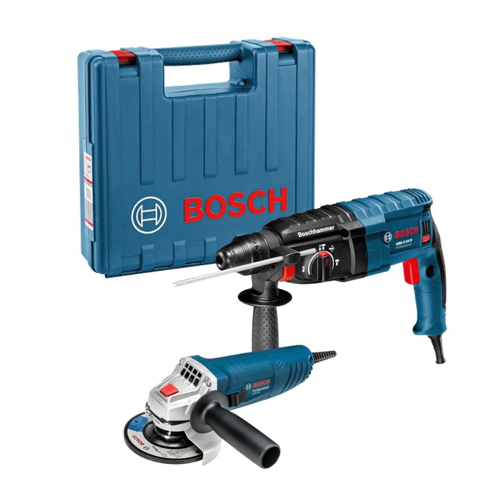 Rotomartillo Gbh 2-24 + Amoladora Gws 850 Bosch
