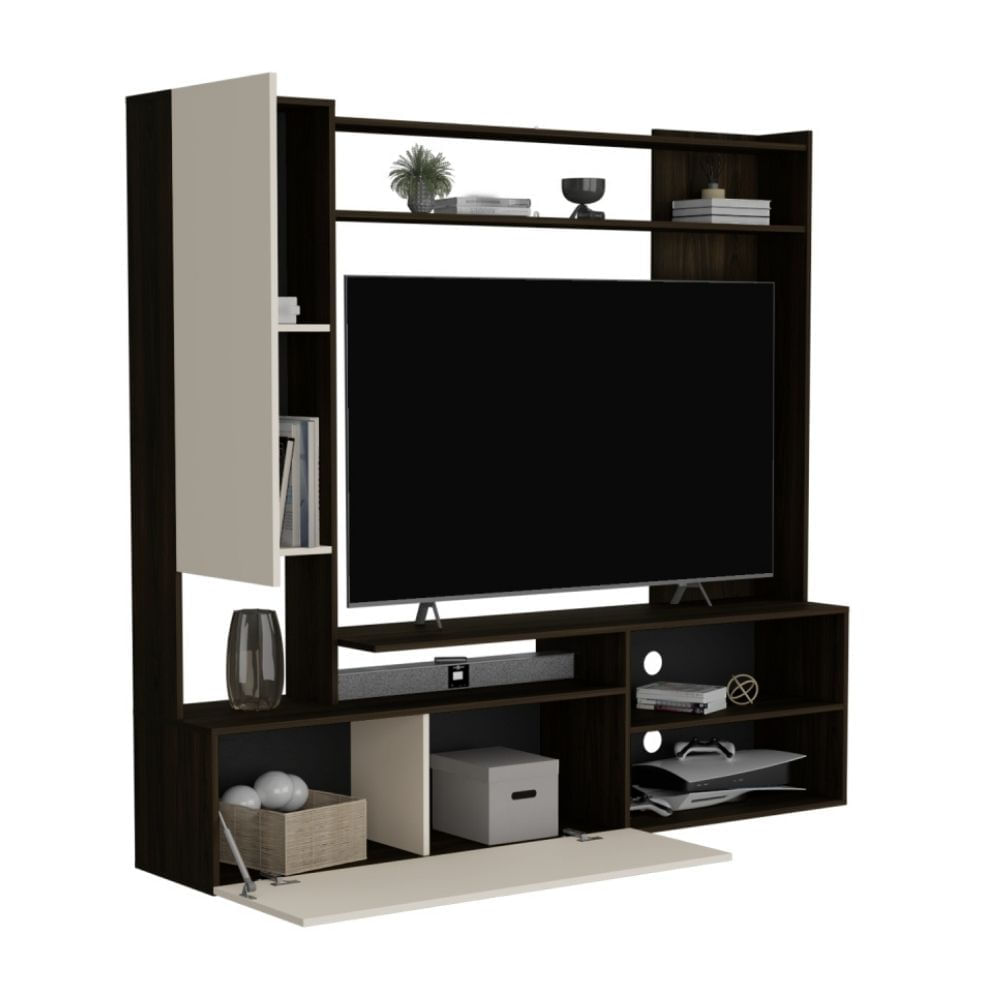 Estante TV 70 Nolic 2 Puertas Capri/Nogal Tuhome