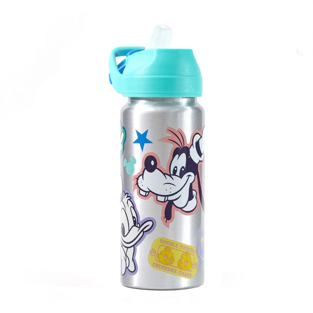 Botella 600ml Metálica Mickey Disney