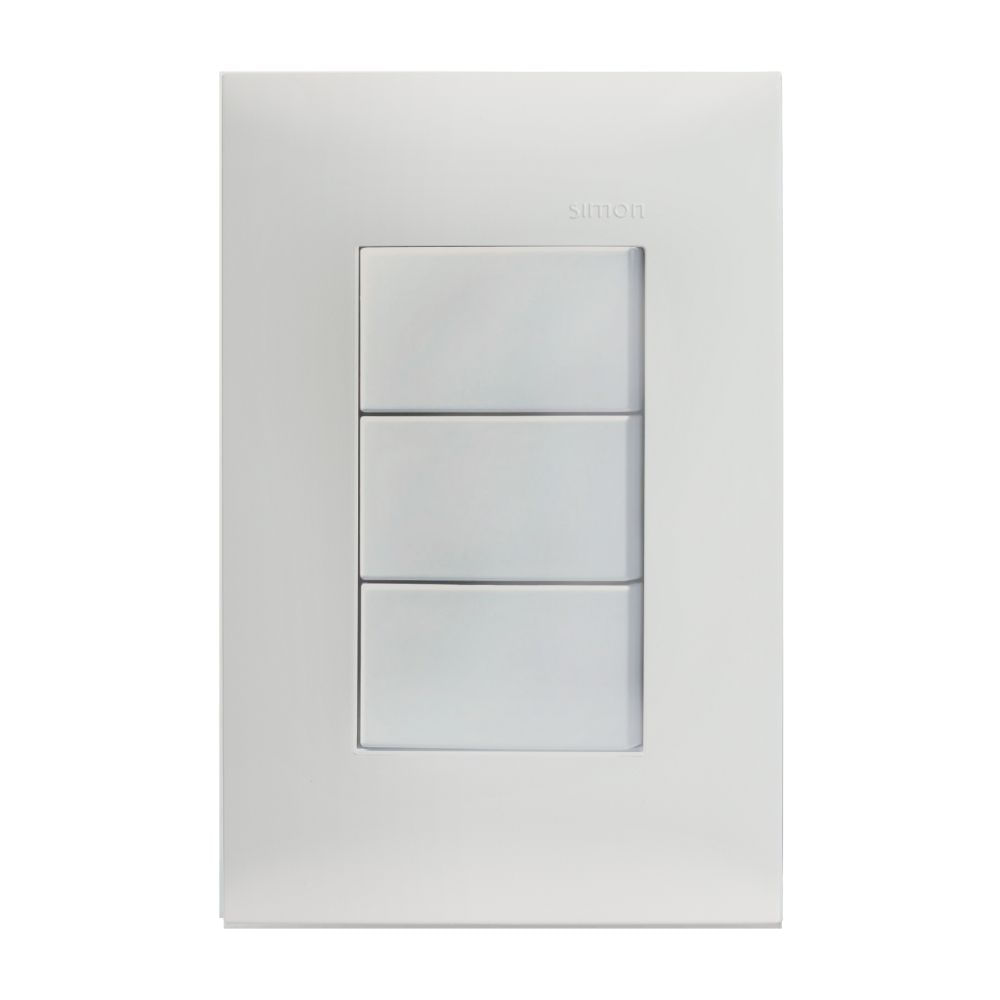 Interruptor Triple S25 Blanco Simon