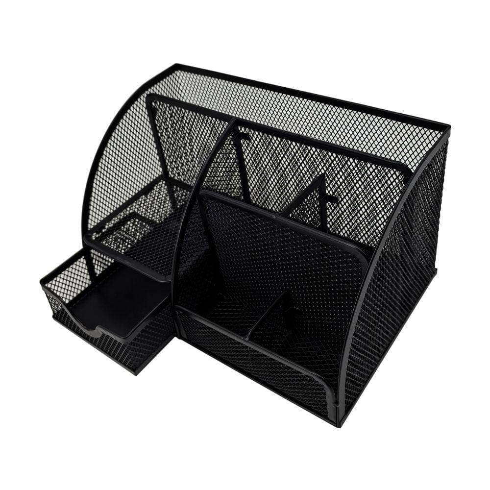 Organizador para Escritorio Metálico Negro