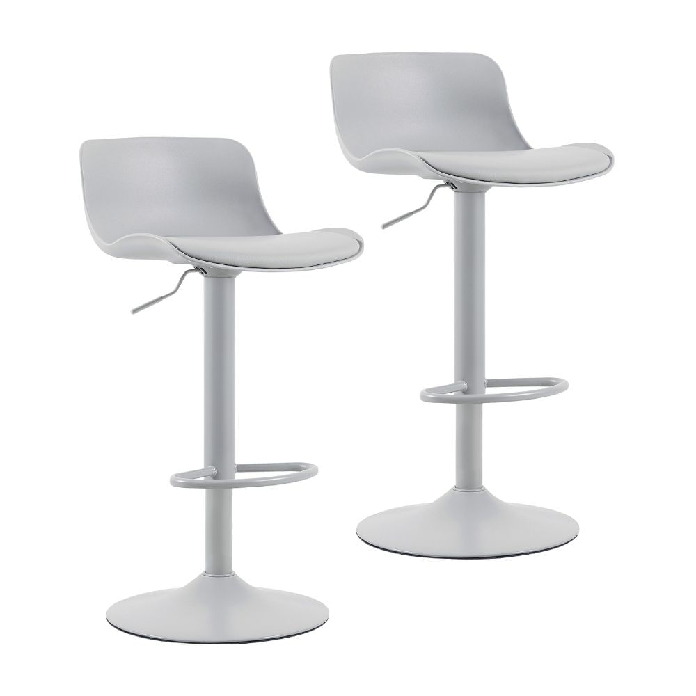 Set de 2 Banco Bar Porto Gris Orange