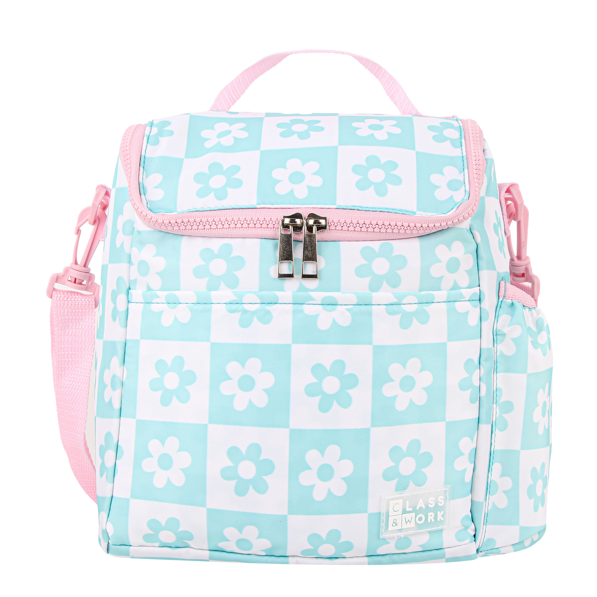 Lonchera Flores aqua CLASS&WORK