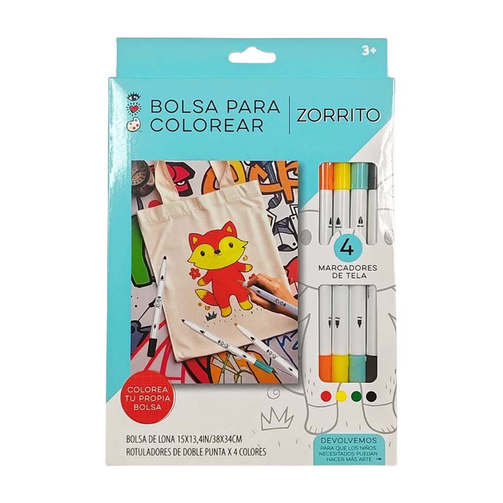 Set de colorear Zorrito CLASS&WORK