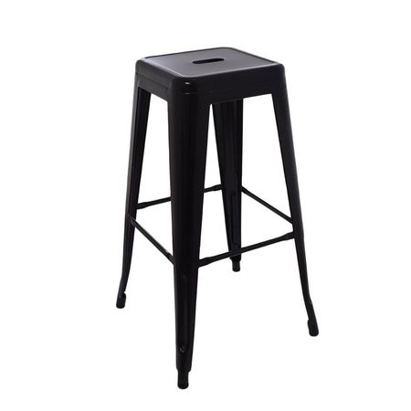 Silla De Bar Fija Cloe SE Negro Ofideas