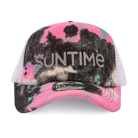 Gorra Suntime 3S033 Acrílica Color Negro con Rosa 1013841 Gorra Suntime 3S033 Acrílica Color Negro con Rosa - 1013841