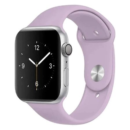 Correa de Silicona Lila para Applewatch 42/44/45 Mm