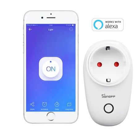 Enchufe Inteligente Sonoff S26 modelo DE  Smart WiFi Enchufe Inteligente Sonoff S26 modelo DE Smart WiFi