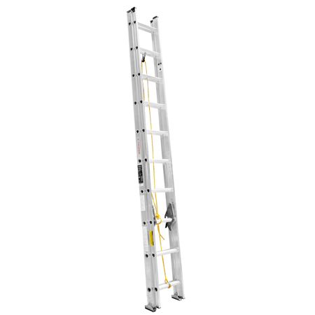 Escalera de Extensión 20 Peldaños, Truper 16027 Escalera de Extensión, Tipo III, 20 Peldaños, Truper