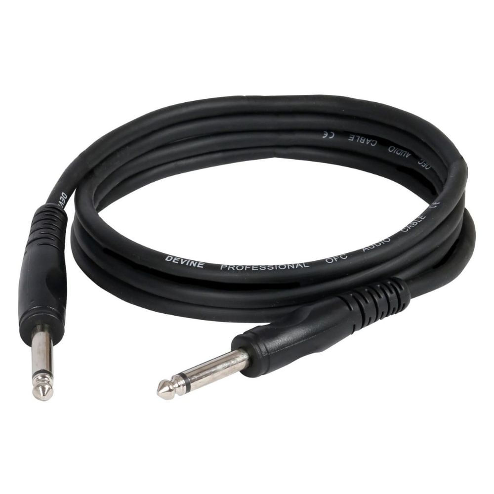 Cable de Audio Jack 6.35mm 1-4 Mono - 2 m