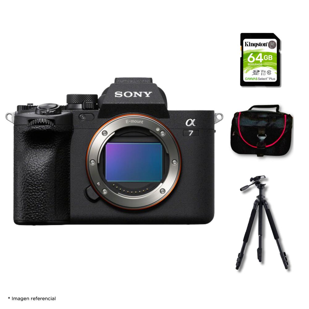 Cámara Sony Alpha a7 IV Full Frame Mirrorless Cuerpo Solo y Kit Deluxe