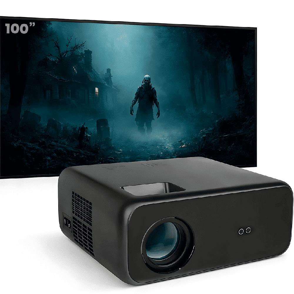 Proyector Smart Owlenz SD550 Enfoque Manual Más Ecran 100 Pulgadas Gris