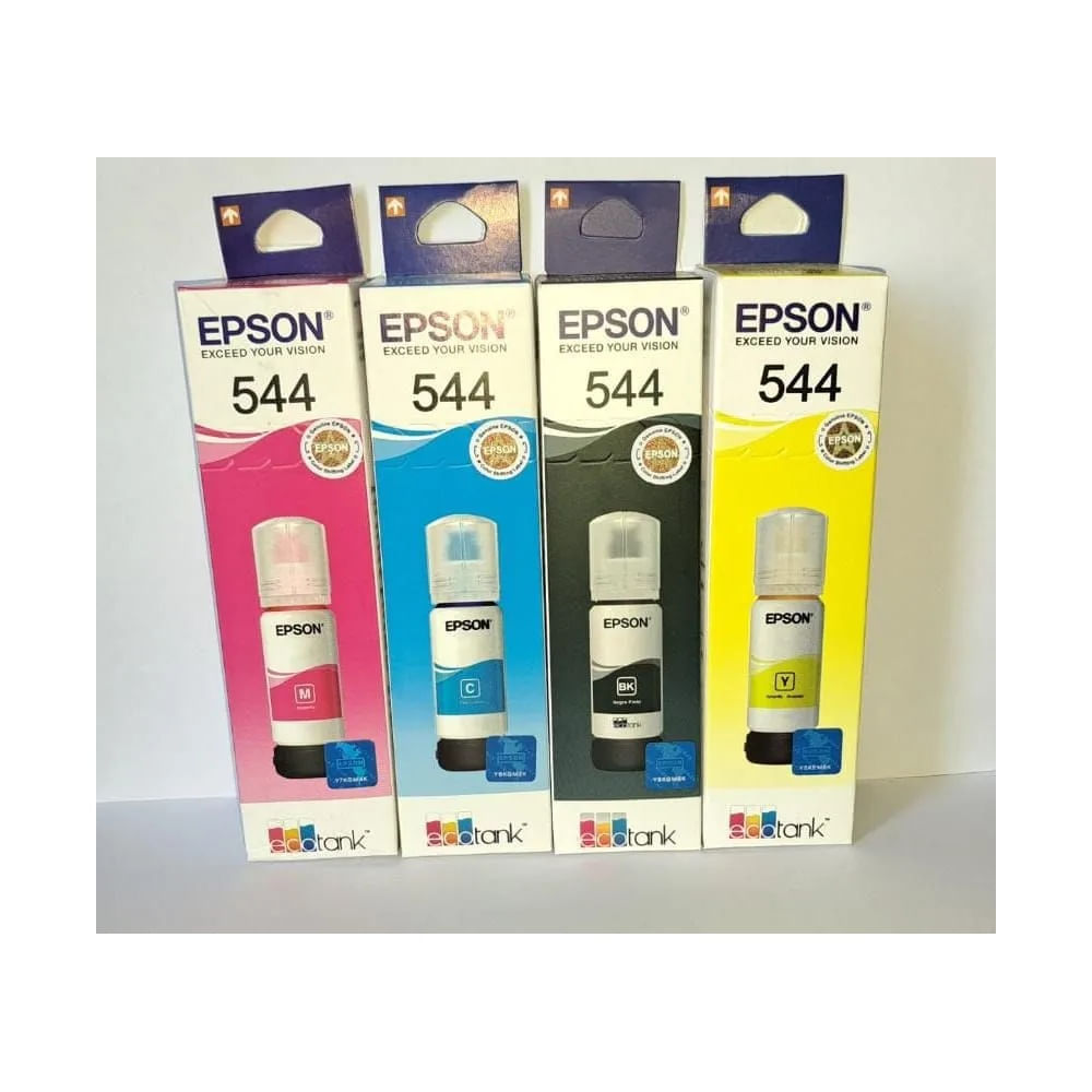 Kit de 4 tintas Epson 544, Cian,Magenta, Yellow,Black