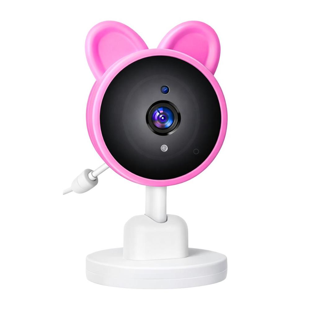 Monitor para Bebé WiFi Full HD con Visión Nocturna y Audio Bidireccional JK-Y9853 Rosado