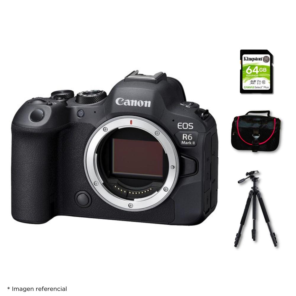 Cámara Canon EOS R6 Mark II Cuerpo Solo y Kit Deluxe
