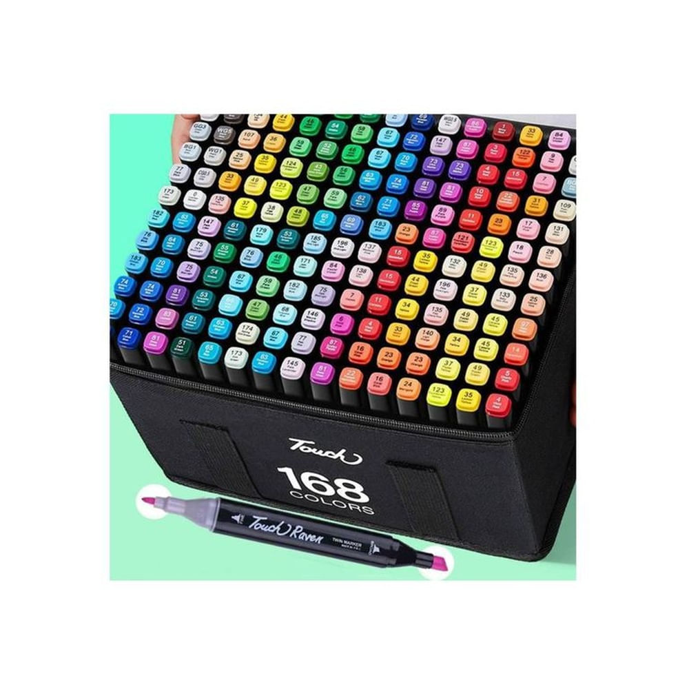 SET DE 168 PLUMONES TOUCH