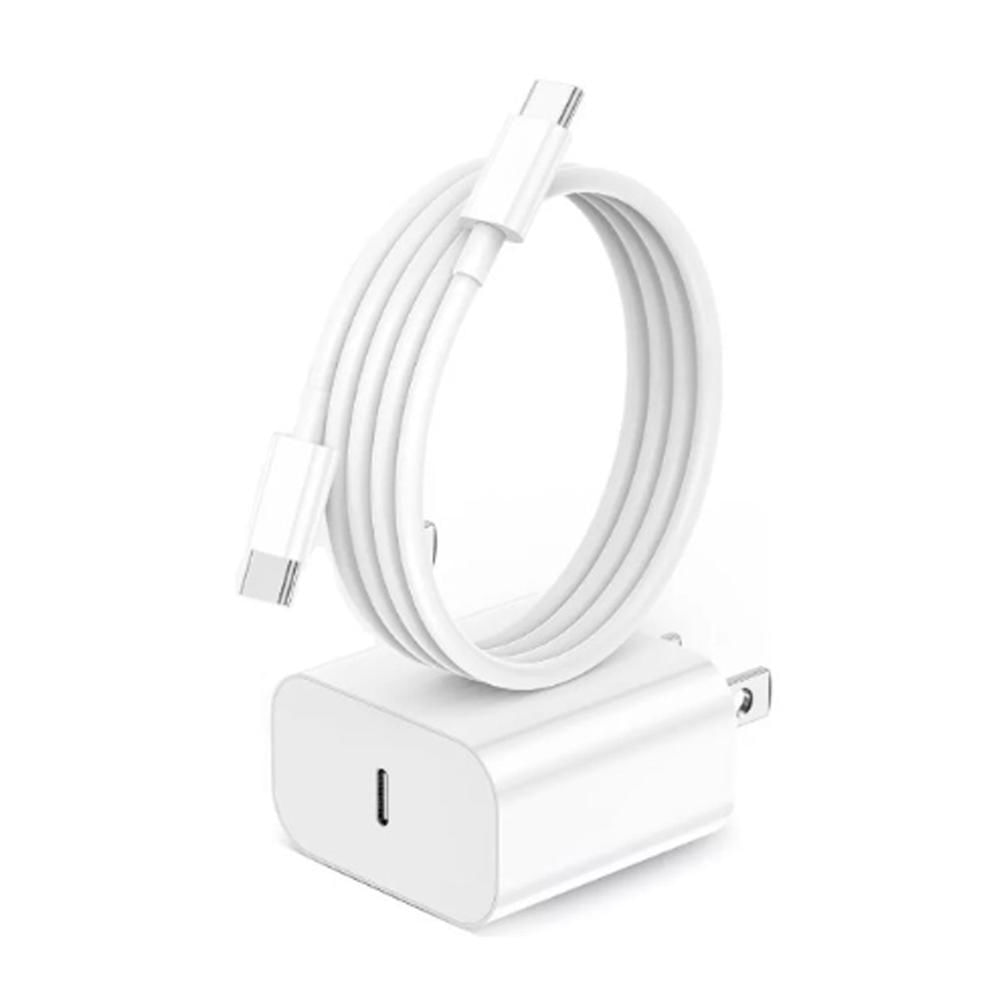 Cargador de Carga Rápida de 45w C a C Blanco