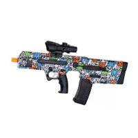 Pistola de Juguete AUG Graffiti Lanzador de Hidrogel Uso para NiñosyAdultos Eléctrica Accesorios M