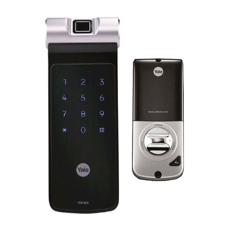 Cerradura digital Yale para puerta YDF40A Acero Plata
