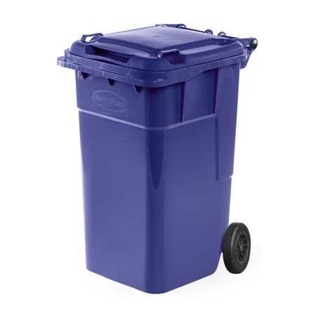 Tacho Recolector King Kong N° 120 con Ruedas Azul Polinplast
