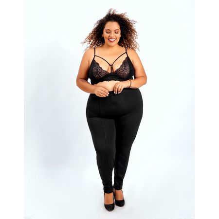 Pantalon para Mujer Miss Lady Leggins Básica Negro  Talla L