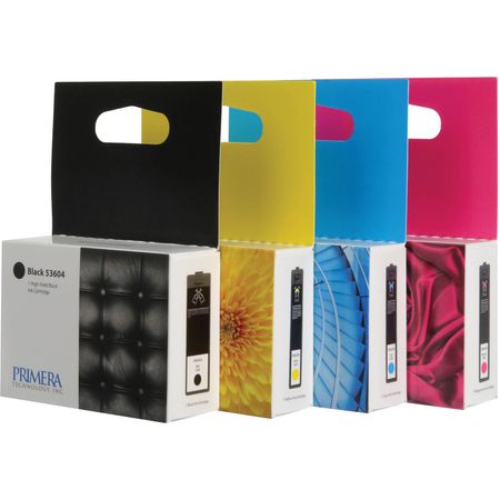 Multi Pack de Cartuchos de Tinta Primera 53606 Cian Magenta Amarillo Negro 758167-REG